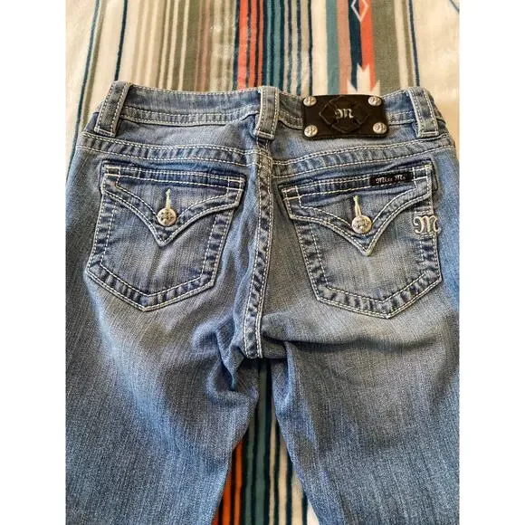 Miss Me Y2K Mid-Rise Cuffed Skinny Jeans Size 25 - Picture 9 of 11